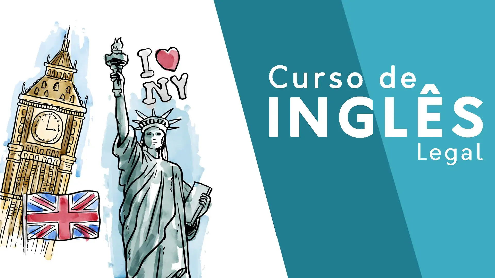 Curso de Inglês Legal com método comunicativo para aprendizado rápido e eficaz em inglês.