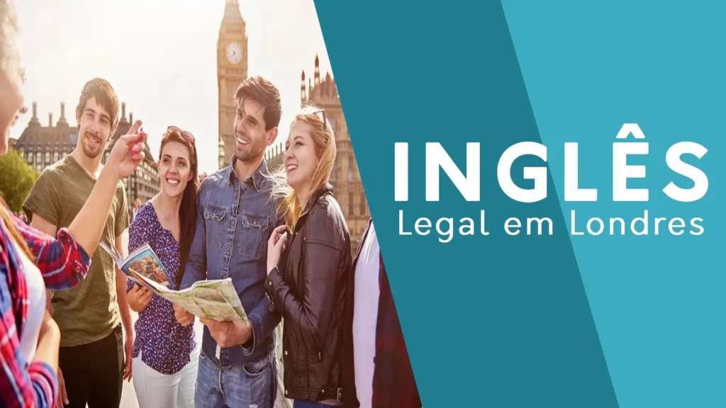 Curso de Inglês Legal em Londres, com professores britânicos fluentes em português, destinado ao público adulto que busca aprendizado acelerado no idioma.